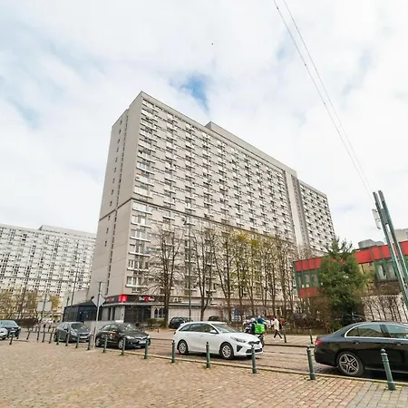 Chlodna Sky Blue Aparament Warschau Exterior foto